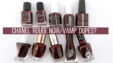 dior nail glow dupe essie|chanel rouge noir gel dupe.